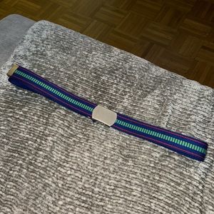 Blue Unisex Vintage Belt